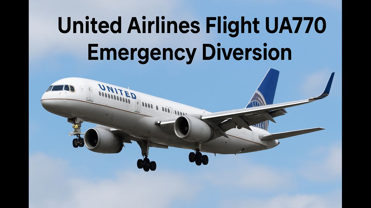 United Airlines Flight UA770 Emergency Diversion